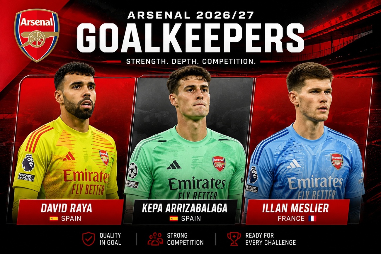 Arsenal Goal Keepers 26-27 Season