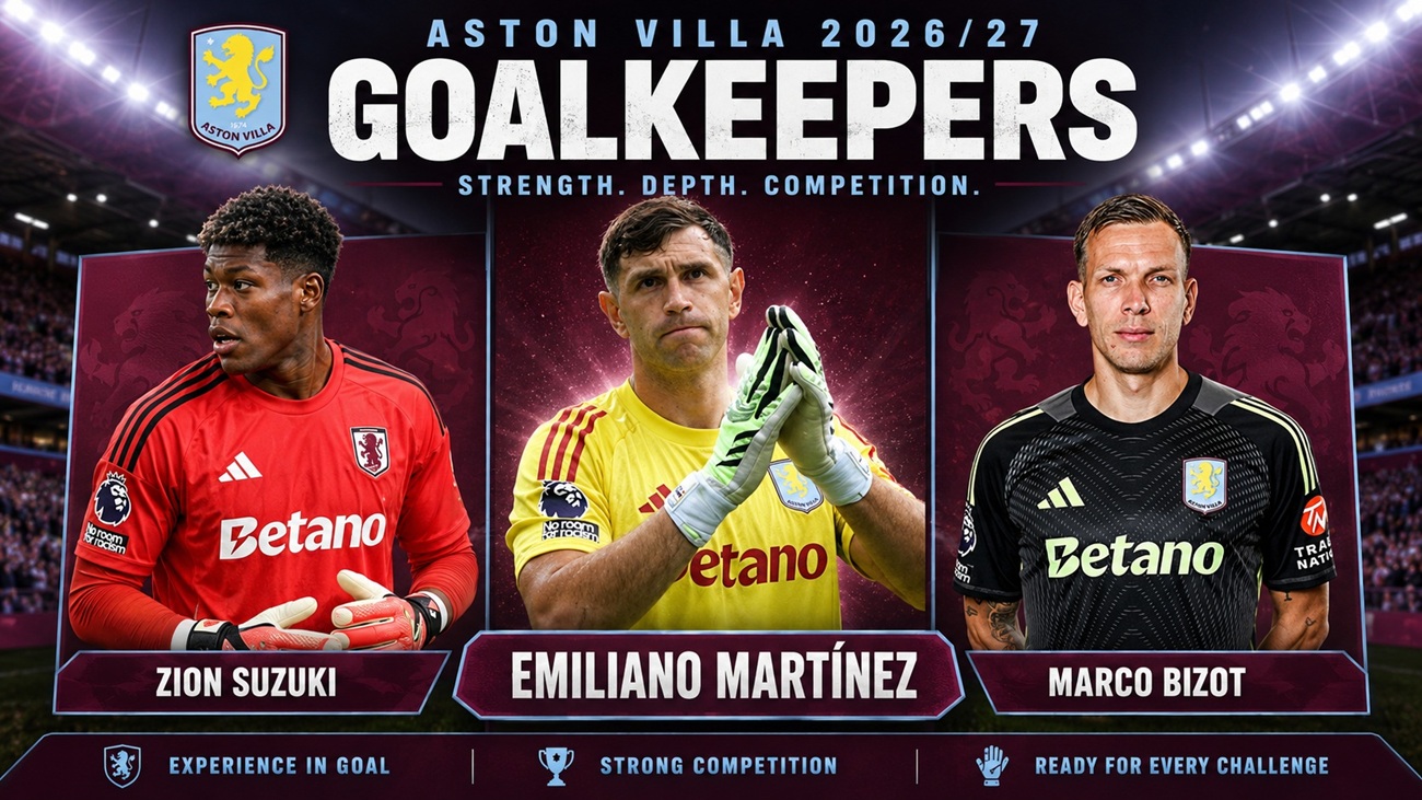 Aston Villa Goal Keepers 26-27 Season