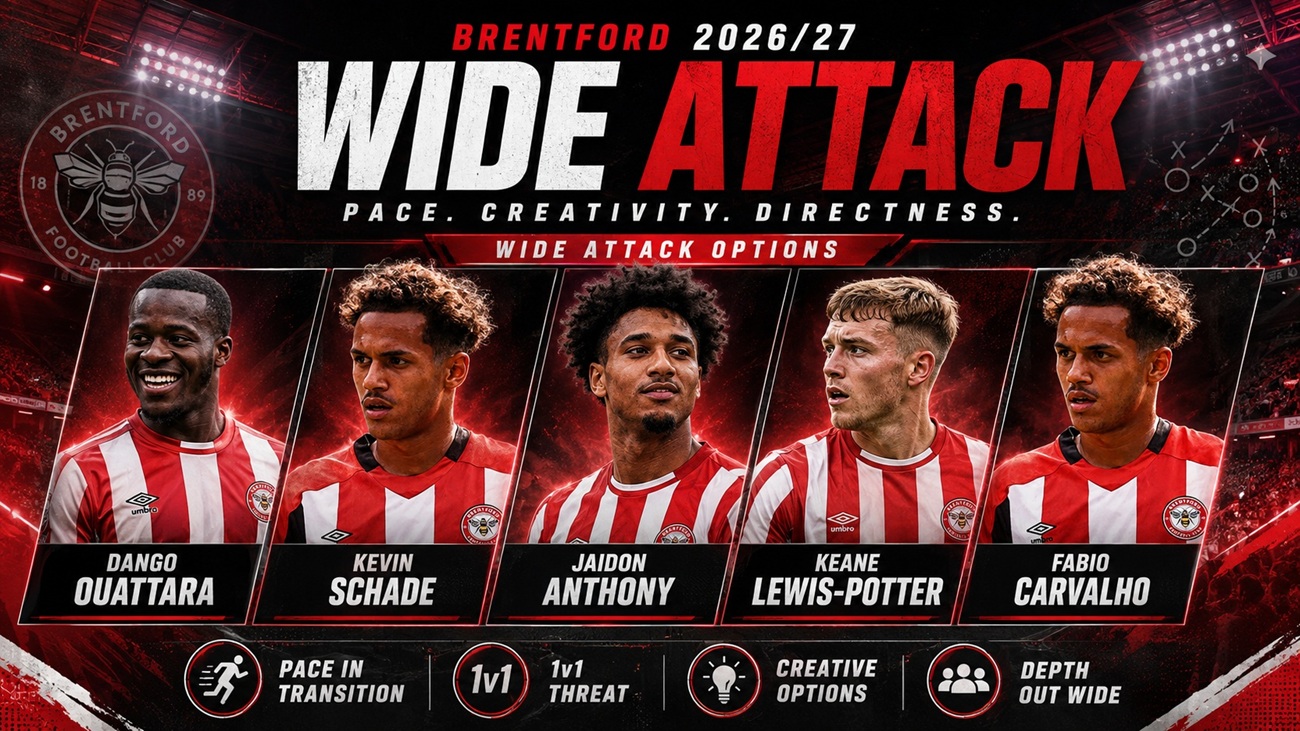 Brentford Wide Attack 2026-27